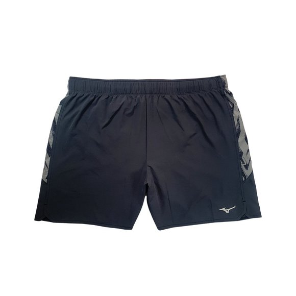 J2GB8005-97 MIZUNO Alpha 5.5 [Castlerock/Black] Men's Athletic Shorts Size L - Picture 1 of 6
